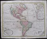 America Accurate in Imperia, Regna, Staus & Populos Divisia, ad Usum Ludovici XV Galliarum Regis.